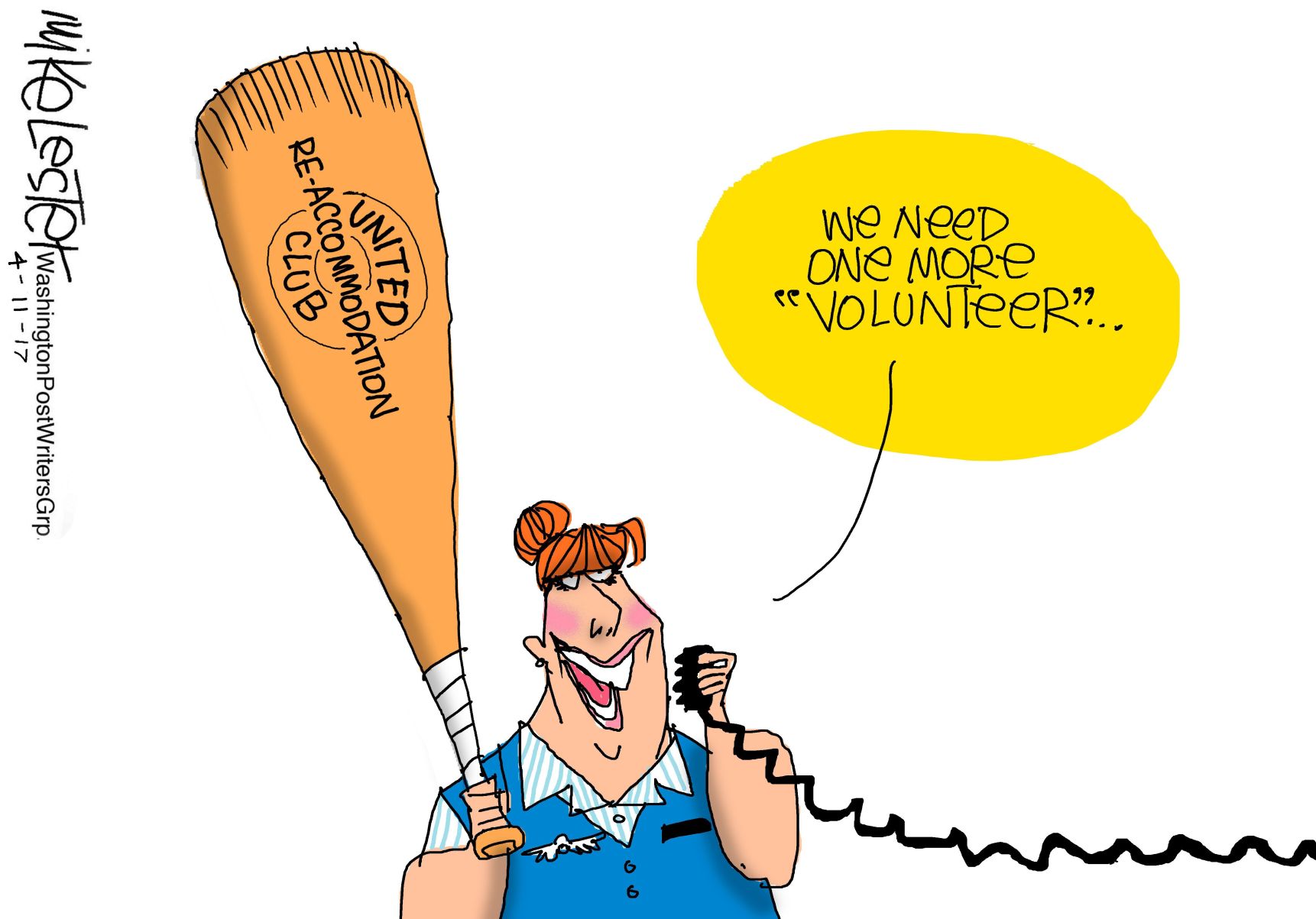 Mike Lester cartoon